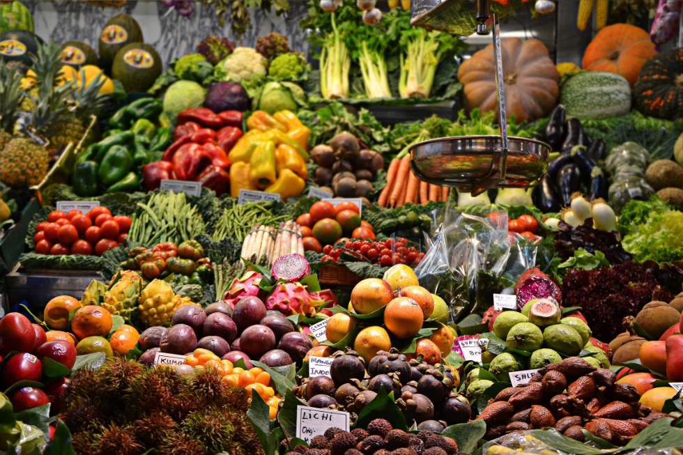 fruits and vegetables