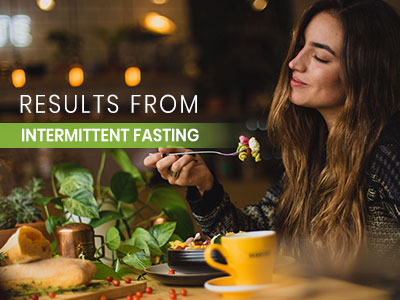 woman enjoying her meal