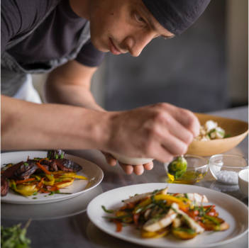 chef preparing food