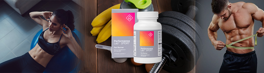 Man And Woman Work Out With Using Performance Lab Fat Burner