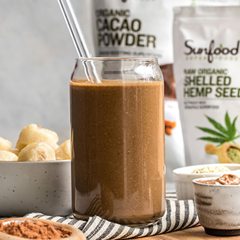 The Jar With Chocolate Hemp Smoothie
