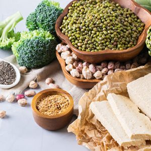 various food in bowl