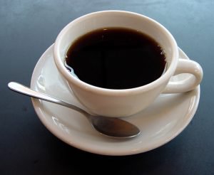 a cup of coffee