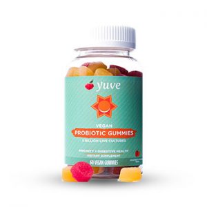 Yuve Vegan Probiotic Sugar-Free Gummies