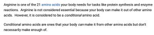 L-Arginine text