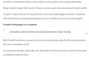 crossfit equipment