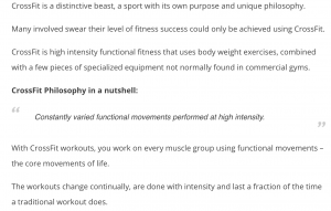 crossfit equipment
