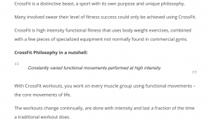 crossfit equipment
