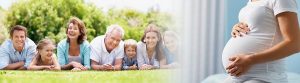 Family and Pregnant Woman