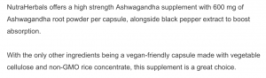 NutraHerbals Ashwagandha