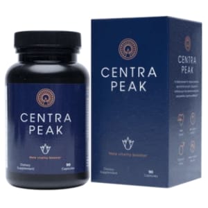 Centrapeak Product Box and Bottle