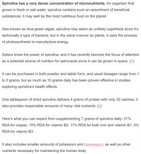 how to take spirulina