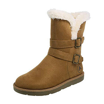 vegan faux fur boots