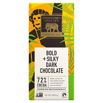 Endangered Species Bold Silky Dark Chocolate Product