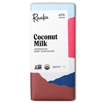 Raaka Coconut Milk Unroasted Dark Chocolate Product