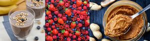 Smoothie, Berries And Peanut Butter