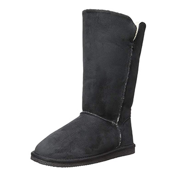 vegan shearling boots