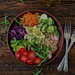 Salad In Dish