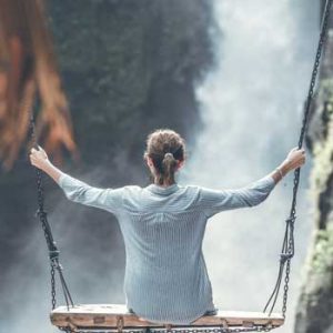 Woman on Swing