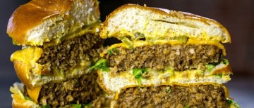 making a vegan big mac