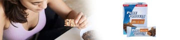 eating pure protein bar