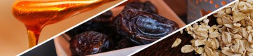 syrup, raisins, and wheat