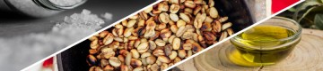 Salt, Roasted Nuts, Oil