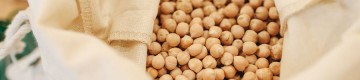 soybeans in a bag