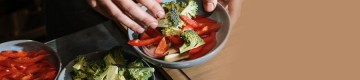 preparing a meal