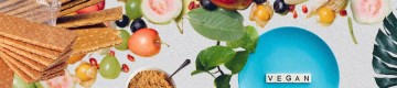 Fruits, Vegetables, and Graham Collage