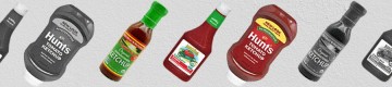 Three different Ketchup Brands