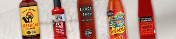 Variety of Sriracha sauce