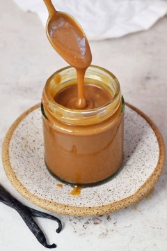 processed sugar in caramel