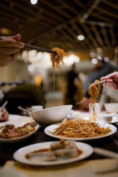 Asian vegan and vegetarian dishes