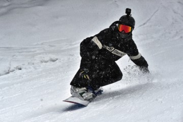 snowboarding