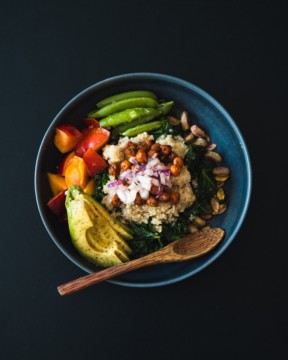 high calorie plant based meal